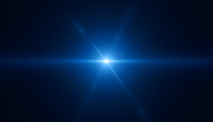 Obraz premium Sparkling blue starburst effect on a dark background for an energetic visual impact