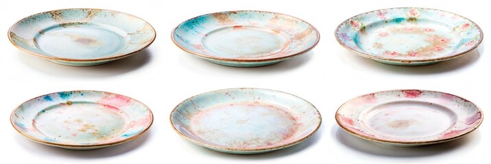 plate blue pink restaraunt dish food
