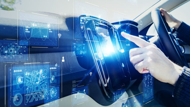 car, automobile, autonomous driving, dx, digital transformation, driver, ai, assist, support, system, screen, vehicle, car navigation system, futuristic, navigation, future, touch panel, gui, its, maa
