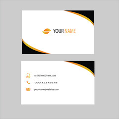 Elegance in Every Detail: Black & Gold Business Card Design