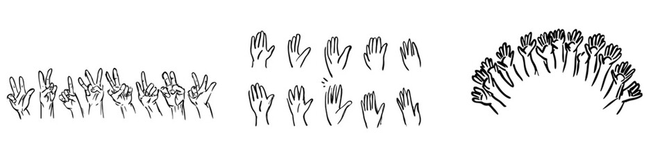 Obraz premium A continuous line drawing illustrating how business people work together.