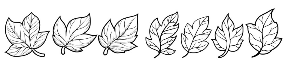 This illustration features palm leaves drawn with a crayon brush. Black tropical jungle leaves monstera, banana tree leaves, hand drawn grunge black texture, silhouette elements.