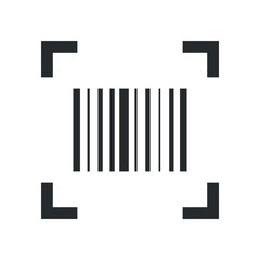 Barcode scanning operation icon, necessary for product tracking and inventory management, mainly used in retail and shipping.