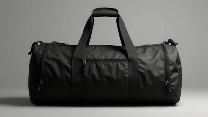 Minimalist duffle bag mockups showcasing durable straps and a modern look