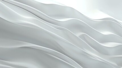 Obraz premium Abstract White Fabric Drape