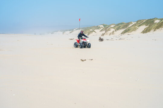 Sand dune off-roading in Florence, Oregon, USA