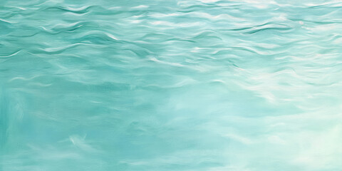 Subtle water ripple texture in soft aqua tones with delicate reflections, creating a calming, flowing appearance