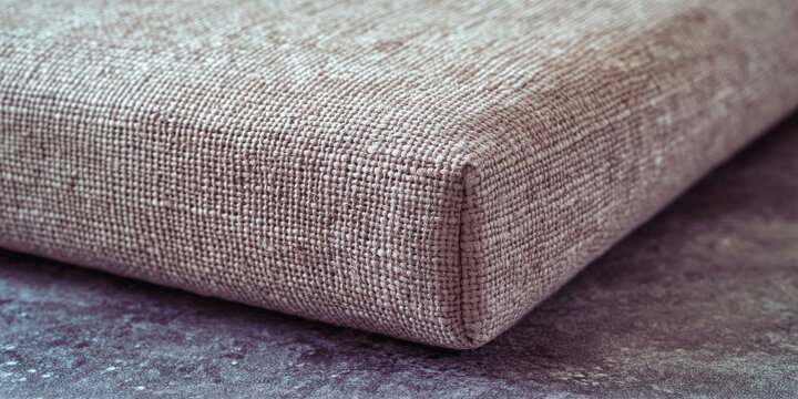 Subtle, textured canvas in dusty lavender with visible weave, adding a soft, artistic touch
