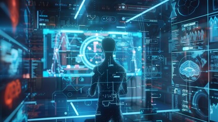 In a remote research facility scientists use 5Gpowered telemedicine to remotely monitor the health and wellbeing of study participants reducing the need for inperson visits.