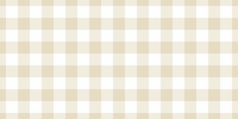 Pretty plaid tartan fabric, setting textile background pattern. Poncho vector check texture seamless in light and white colors.