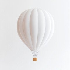 Fototapeta premium hot air balloon isolated on white