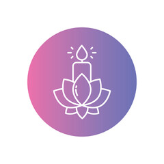 Vesak   vector icon stock illustration