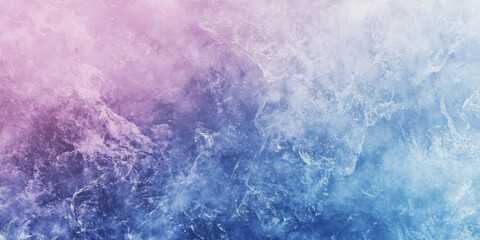 Naklejka premium Soft pastel gradient in lavender and blue hues with light noise texture for an ethereal, dreamy background