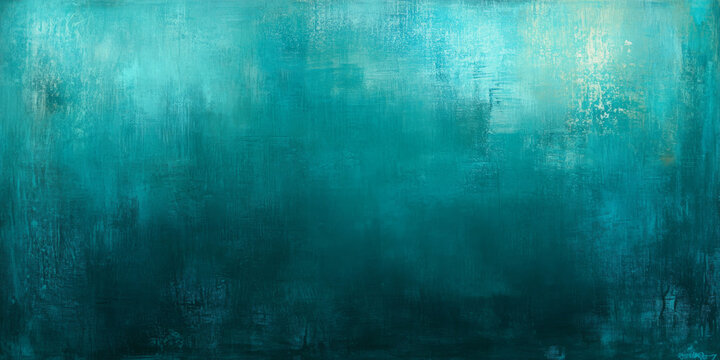 Dark teal background with vintage grunge texture and gentle turquoise lighting, evoking an aged, artistic style