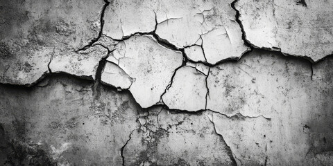 Concrete wall texture with weathered cracks and a gritty, urban feel
