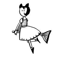 cartoon, vector, woman, dress, illustration, fashion, bride, princess, fairy, wedding, child, love, angel, beauty, drawing, flower, hair, holiday, christmas, art, face,girl,brush