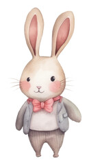 Fototapeta premium PNG Cute rabbit couple animal balloon mammal.