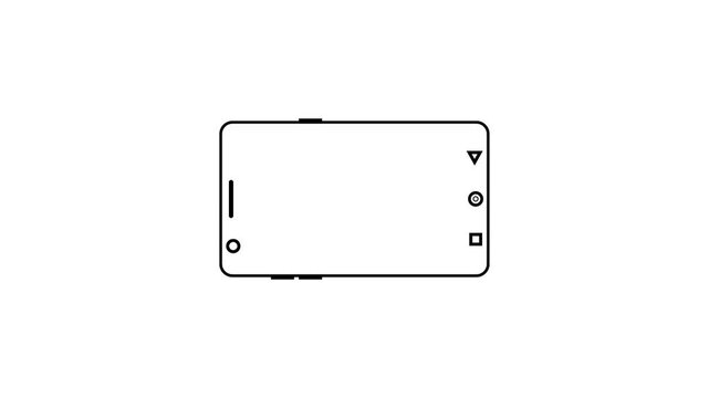 The mobile phone rotate icon typically shows a smartphone with arrows around it, indicating the device is rotating between portrait and landscape orientation, or prompting the user to rotate for optim