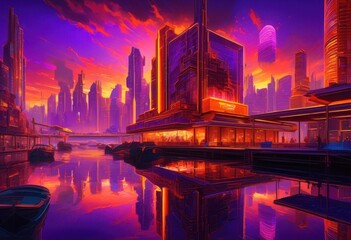 dynamic urban landscapes featuring striking architectural details vivid cityscapes, architecture, building, skyline, structure, design, horizon, street