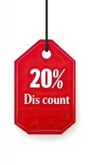 Simple Black Friday Discount of 20% Tag