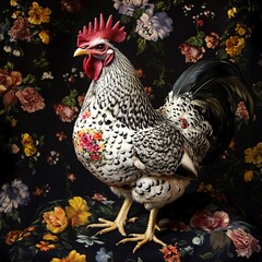 beautiful chicken,hen,animal