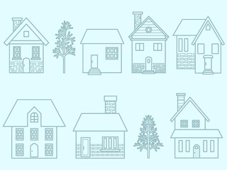 建物のシームレスパターン　A-4