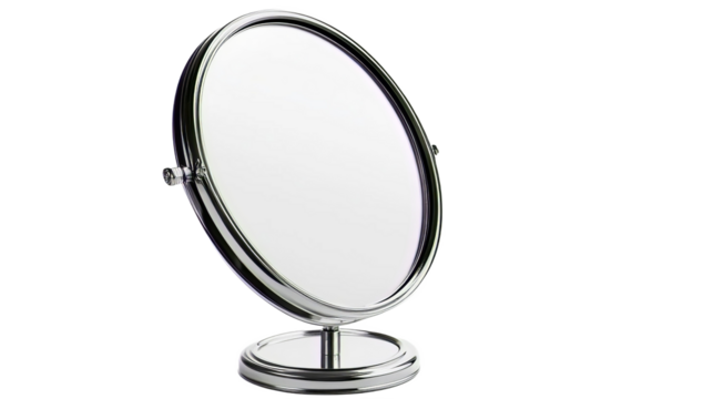Mirror isolated on transparent background