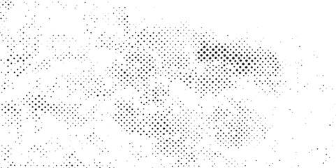 Fototapeta premium Dots, dotted, polkadots rectangular seamless pattern. Vector halftone dots background. Black and white comic pattern. grunge halftone vector print background