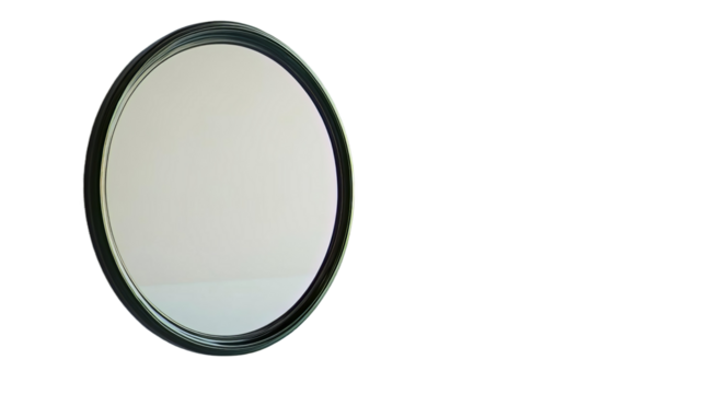 Mirror isolated on transparent background