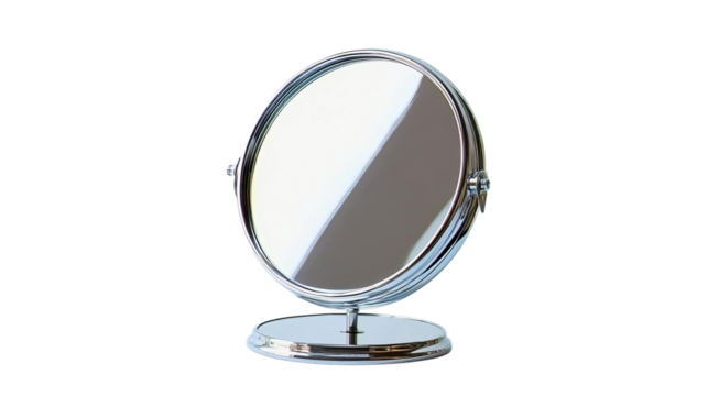 Mirror isolated on transparent background