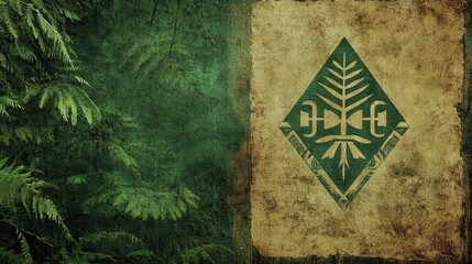 American Symbols and Nature Background