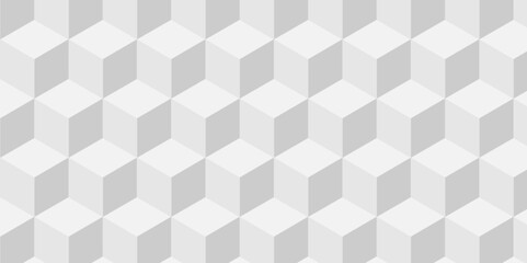 Abstract white diamond style minimal blank cubic. Geometric pattern illustration mosaic, square and triangle wallpaper.	