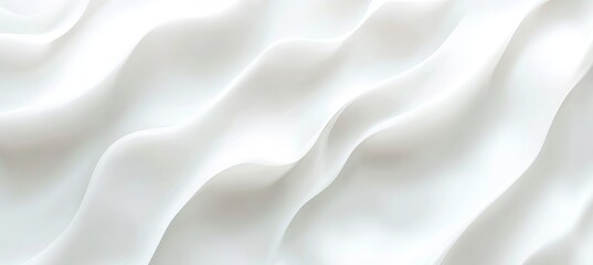 Fototapeta premium White creamy texture. Background from yogurt, milk, lotion, sunscreen, sauce, or cosmetic clay mask