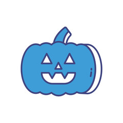 Halloween Pumpkin vector icon stock illustration