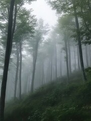 Misty Forest Morning