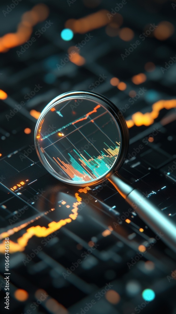 Aufkleber Analyze market trends using data visualization techniques