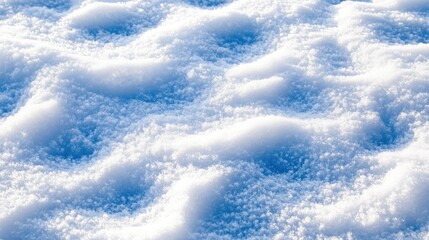 Soft Snow Texture Under Bright Light