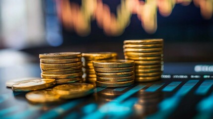 Fototapeta premium Explore comprehensive gold investment market analysis to enhance your financial strategies and drive profitable decisions