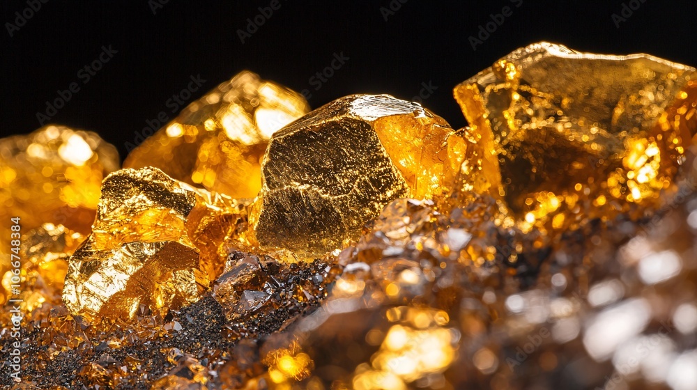 Poster assessing market risks in gold investment understanding dynamics and strategies for success