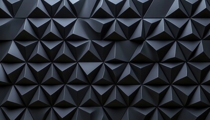Fototapeta premium Black Triangles Texture.