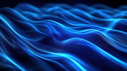 Abstract Blue Waves.