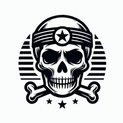 skull logo illustration