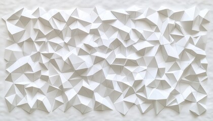 White Geometric Texture.