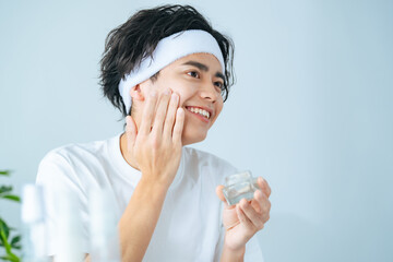 男性, クリーム, 脱毛, ボトル, メンズコスメ, 化粧品, コスメ, 保湿, 塗る,...