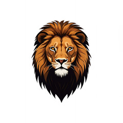 Majestic Lion Head Illustration