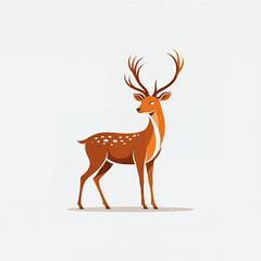 Fototapeta premium Graceful Deer Illustration
