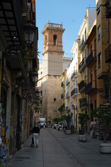 Obraz premium narrow old streets in the historic district