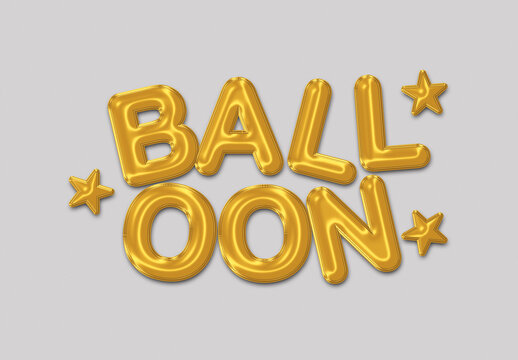 Text Effect Balloon