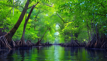 Serene Scene at the Indian River