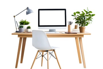 Create a stylish home office setup with modern decor